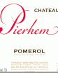 36 - etq - Chateau Pierhem Pomerol